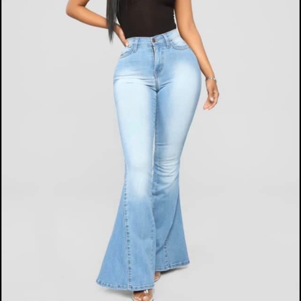 Fashion Nova Flare Jeans New w/ tags